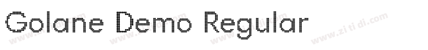 Golane Demo Regular字体转换